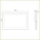 Monitor Android Interior 10" de Superficie para Videoportero IP WiFi PoE SD 8E 1S Alarma