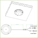 Micrófono Omni-direccional Alta Fidelidad para Superfície IP66 IK10 Metálico