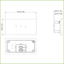 Estación Exterior Modular para Videoportero IP con Indicador para Series VTO4202F-X