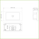 Estación Exterior Modular para Videoportero IP con Lector de tarjetas para Series VTO4202F-X