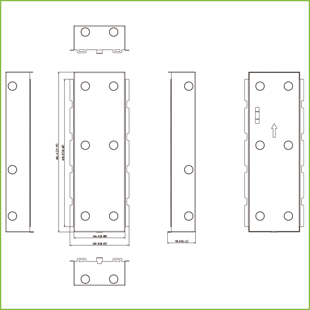 Caja de Montaje Insertado para VTO9231D