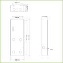 Caja de montaje para insertar para VTO75xxG / VTO65xxF(H)(H-D)