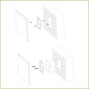 Monitor Interior 10" de Superficie para Videoportero IP PoE SD 6E 1S Alarma