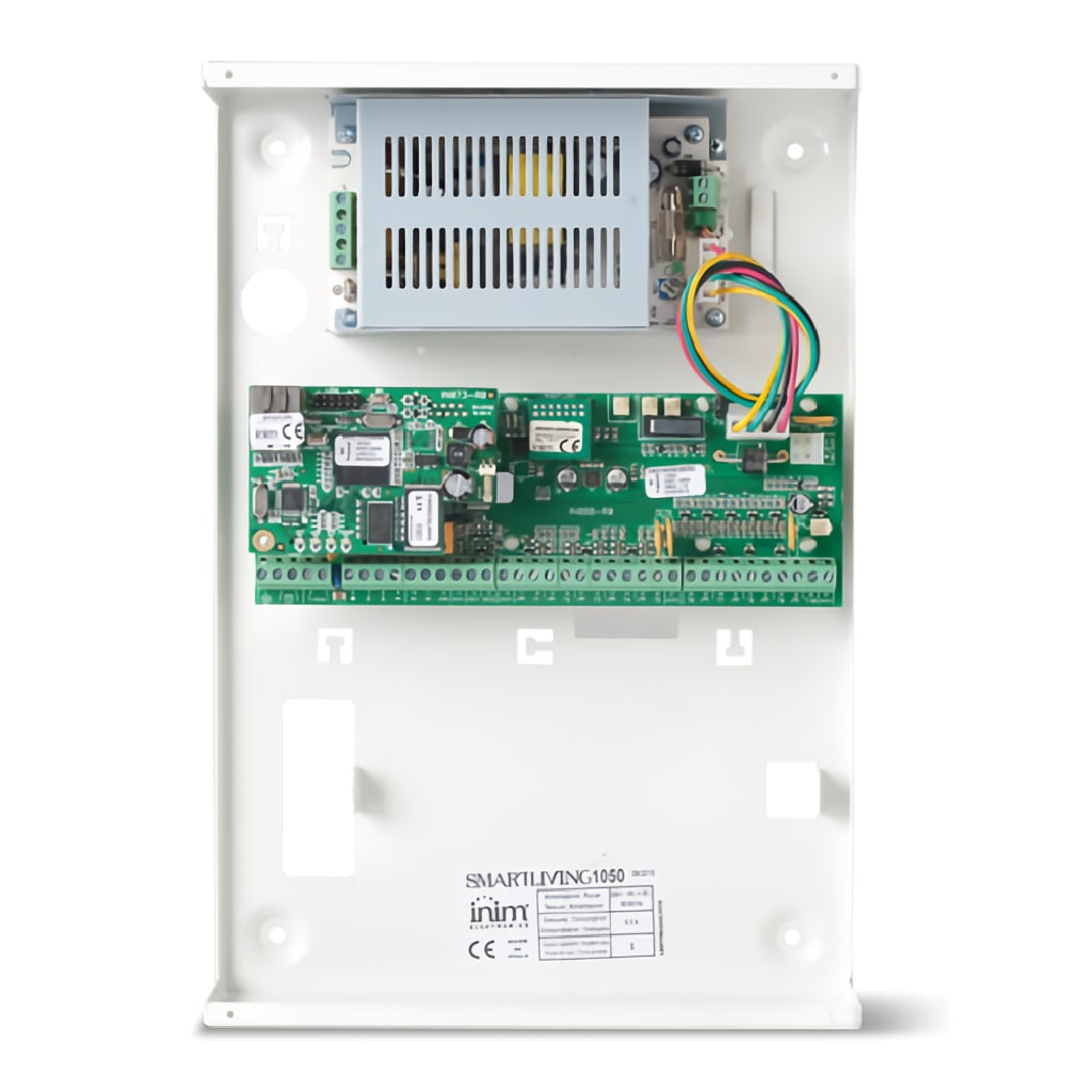 Central de 10 zonas ampliable a 50 en caja grande. Fuente de alimentación 3A.