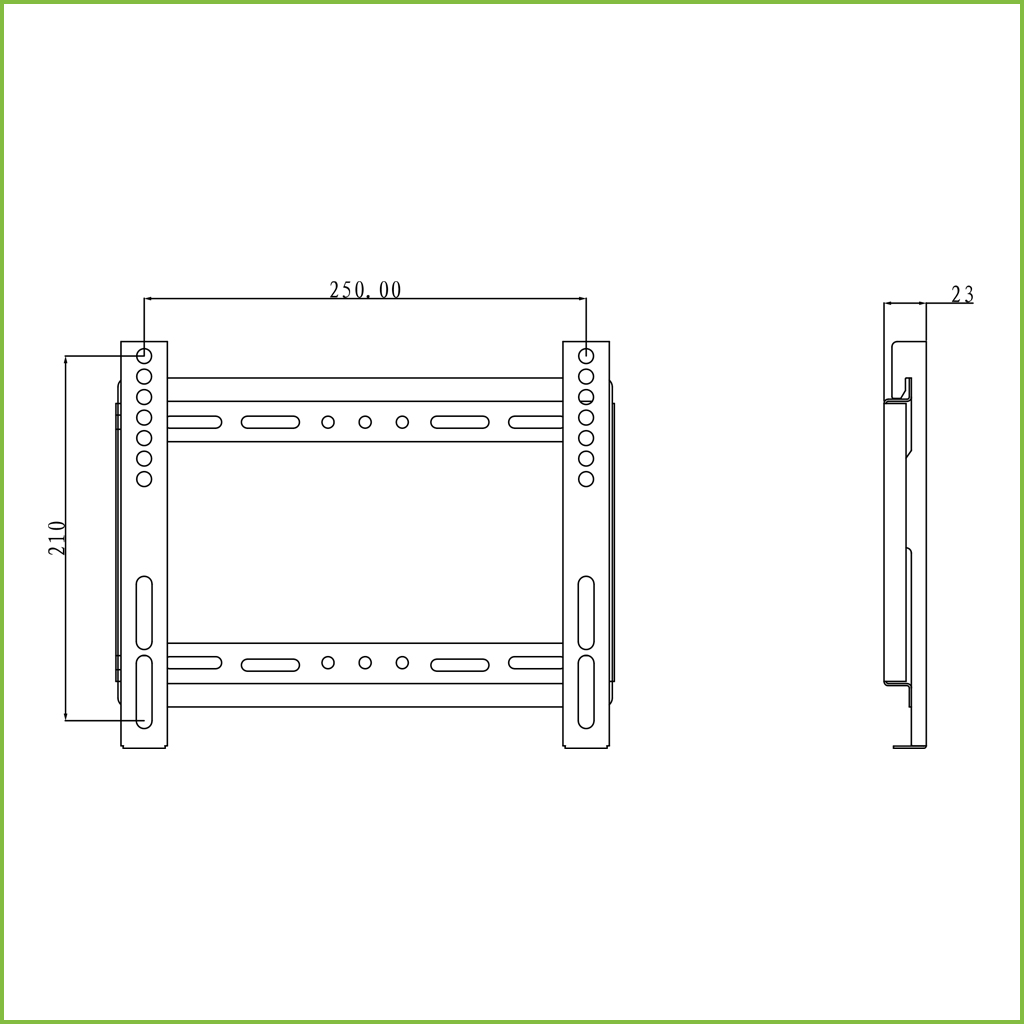 Soporte Pared Monitores LMxx-F200 19-32" hasta 25Kg