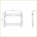 Soporte Pared Monitores LMxx-F200 19-32" hasta 25Kg