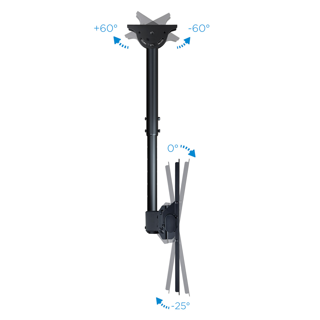 Soporte de techo para pantallas 37"-70"