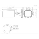 Tubular HDCVI 4EN1 4K DN WDR IR80m 2.7-13.5mm VFM IP67 MIC