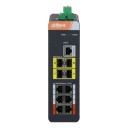 Switch PoE 2.0 Industrial 6 puertos Gigabit +4SFP Uplink Gigabit 120W Manejable Layer2