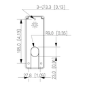 Lector Proximidad Mifare con teclado RS485 Wiegand IP66 Protocolo OSDP