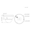 Domo IP H265 5M DN SMART WDR Starlight IVS SMD IR40m 2.7-13.5VFM IP67 IK10 PoE MIC AI
