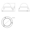 Domo PTZ HDCVI 2M 1080P DN WDR Starlight 4X 3D IP66 IK10
