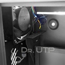 Arcón Vertical para grabador y pantalla con 2 llaves, ventilador y pasacables