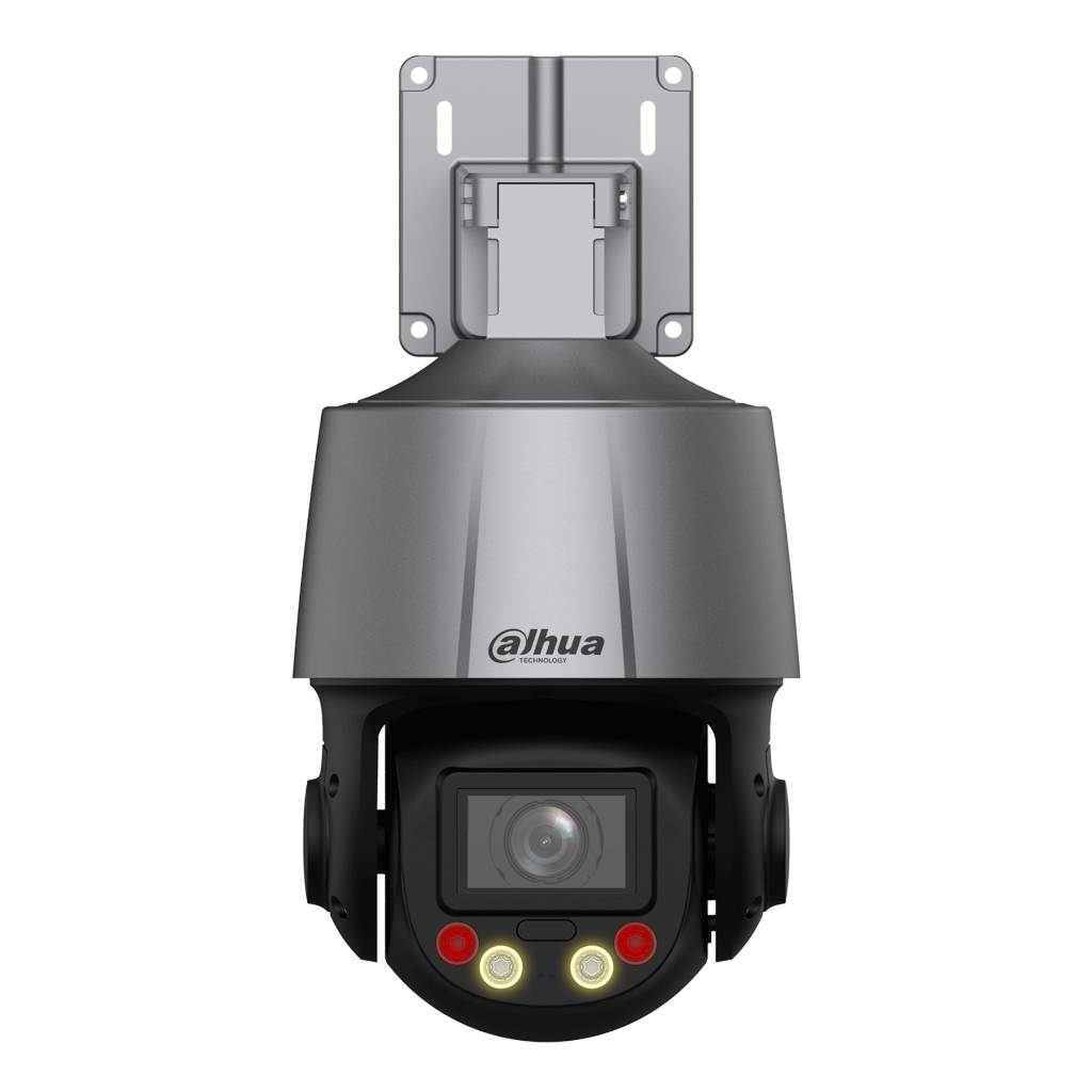Cámara PTZ IP 2M TiOC H265 WDR Iluminación Dual LED30m/IR50m 5x IP66 PoE AUDIO MIC E/S AI