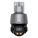 Cámara PTZ IP 2M TiOC H265 WDR Iluminación Dual LED30m/IR50m 5x IP66 PoE AUDIO MIC E/S AI