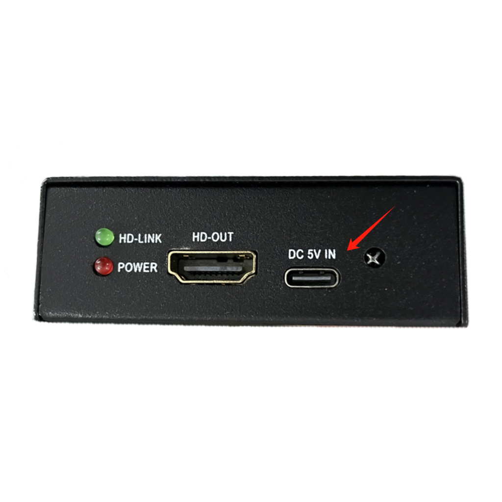 Conversor con entrada BNC (CVI TVI AHD CVBS hasta 4K) y salida HDMI 1080P