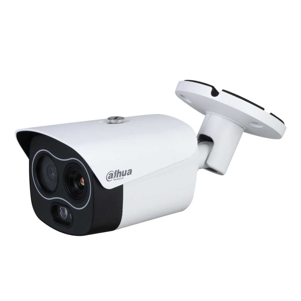 Cámara Térmografica IP DUAL 256*192 3.5mm + 4M 4mm IP67 12V PoE AUDIO E/S