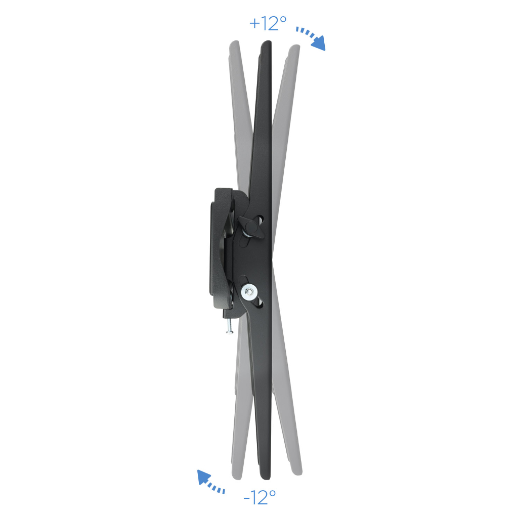 Soporte Pared Monitores 37"-70" hasta 40kg. Inclinación +12°/-12°