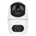 Cubo PT IP DUAL-LENS H265 5M+5M DN LED30m/IR30m 3.6mm SD 5V MIC/Altavoz WiFi
