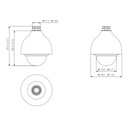 Domo PTZ HDCVI 2M 1080P DN WDR Starlight 16X 3D IP66 IK10 AUDIO E/S