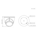 Domo HDCVI 4EN1 5M FULL COLOR WDR Starlight+ LED40m 3.6mm IP67