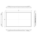 Dahua para Seguridad 24/7 Metálico VGA/HDMI/DP/Audio/USB Multimedia/RS-232 16:9 4K