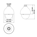 Domo PTZ HDCVI 2M 1080P DN WDR Starlight 25X 3D IP67 IK10 AUDIO E/S