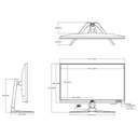 Monitor 27" Dahua para Seguridad 24/7 LED 2xDP(1.4)/2xHDMI(2.1) Altavoz 16:9 4K