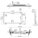 Monitor 43" Dahua para Seguridad 24/7 VGA/HDMI/USB 16:9 1080P