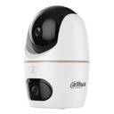 Cubo PT IP DUAL-LENS H265 3M+3M DN LED30m/IR30m 3.6mm SD 5V MIC/Altavoz WiFi