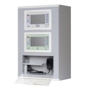 Central modular Previdia UltraVox con funciones de detección de incendios y evacuación por voz. Armario gris