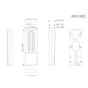 Lector Autónomo Tarjeta doble frecuencia 13.56MHz/125kHz IP65 IK08 WiFi