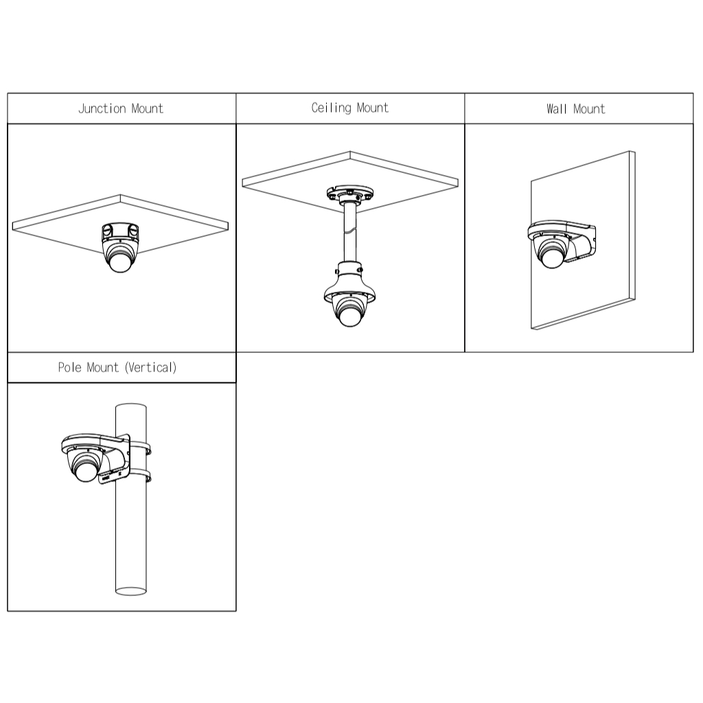 MiniDomo HDCVI 4EN1 5M Iluminación Dual LED30m/IR30m 2.8mm IP67 MIC