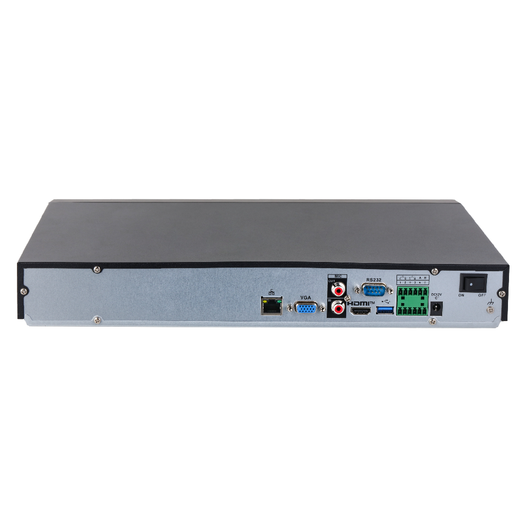 NVR 8ch 512Mbps 4K H265 HDMI 2HDD E/S AI