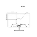 Monitor 23.8" Dahua para Seguridad 24/7 LCD(VA) VGA/HDMI 16:9 1080P