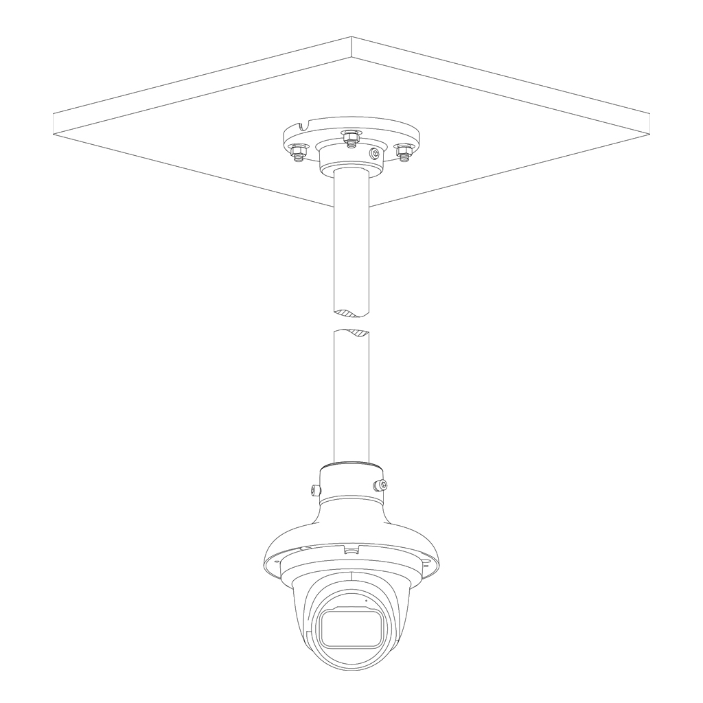 Adaptador de montura para HDWxxxxTMQ HDBWxxxxE-Z HDBWxxxxH-Z