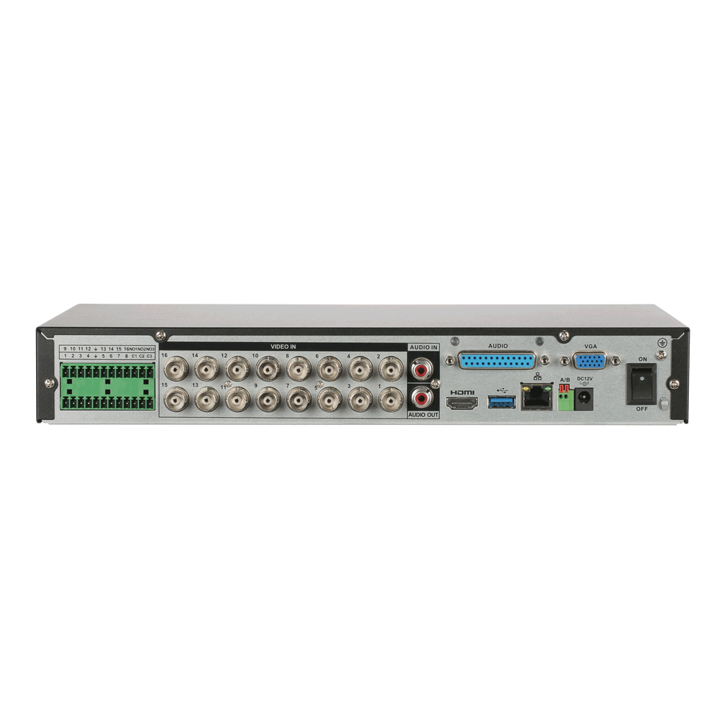 DVR 5EN1 H265 16ch 5M-N@25ips +8IP 6MP 1HDMI 1HDD E/S AI