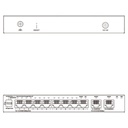 Switch PoE 8 puertos Gigabit + 2RJ45 Uplink Gigabit 110W Gestionable en Cloud Layer2