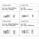 Estación Exterior Modular para Videoportero IP con Cámara y 1 Botón para Series VTO4202F-X