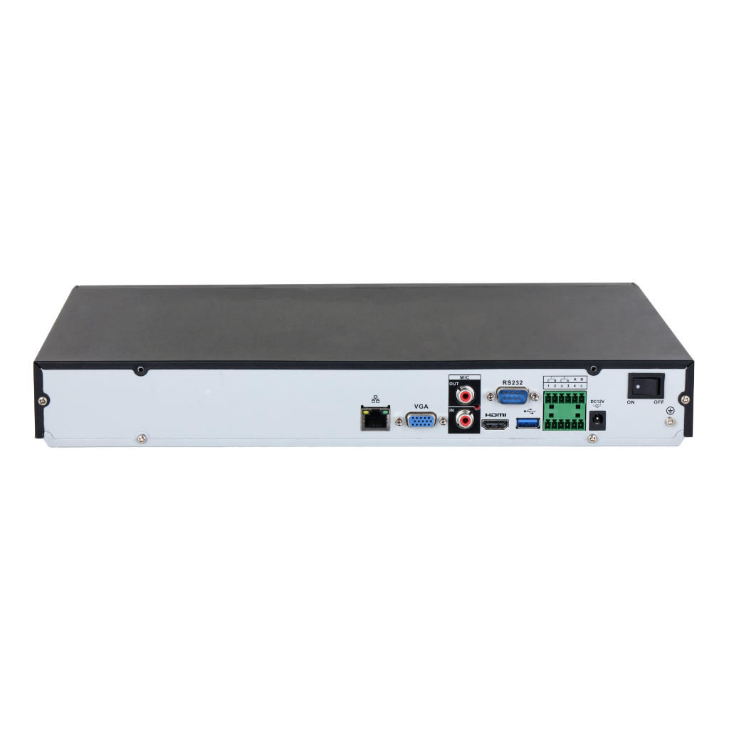 NVR 8ch 448Mbps H265 HDMI 2HDD E/S AI