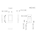 Lector Autónomo LCD 4.3" táctil de Reconocimiento Facial+PIN+Tarjeta+QR WiFi 2.4GHz IP65