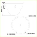 Domo HDCVI 5M DN ICR DWDR IR30m 0Lux 2.7-12mm VFM IP67 IK10
