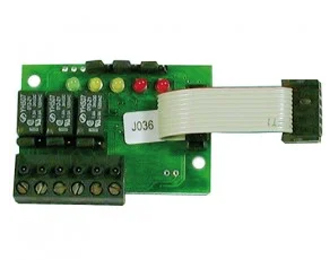 Tarjeta de 3 relés para detectores SMART3 GC y SMART3NC. Relés a 12 o 24Vdc