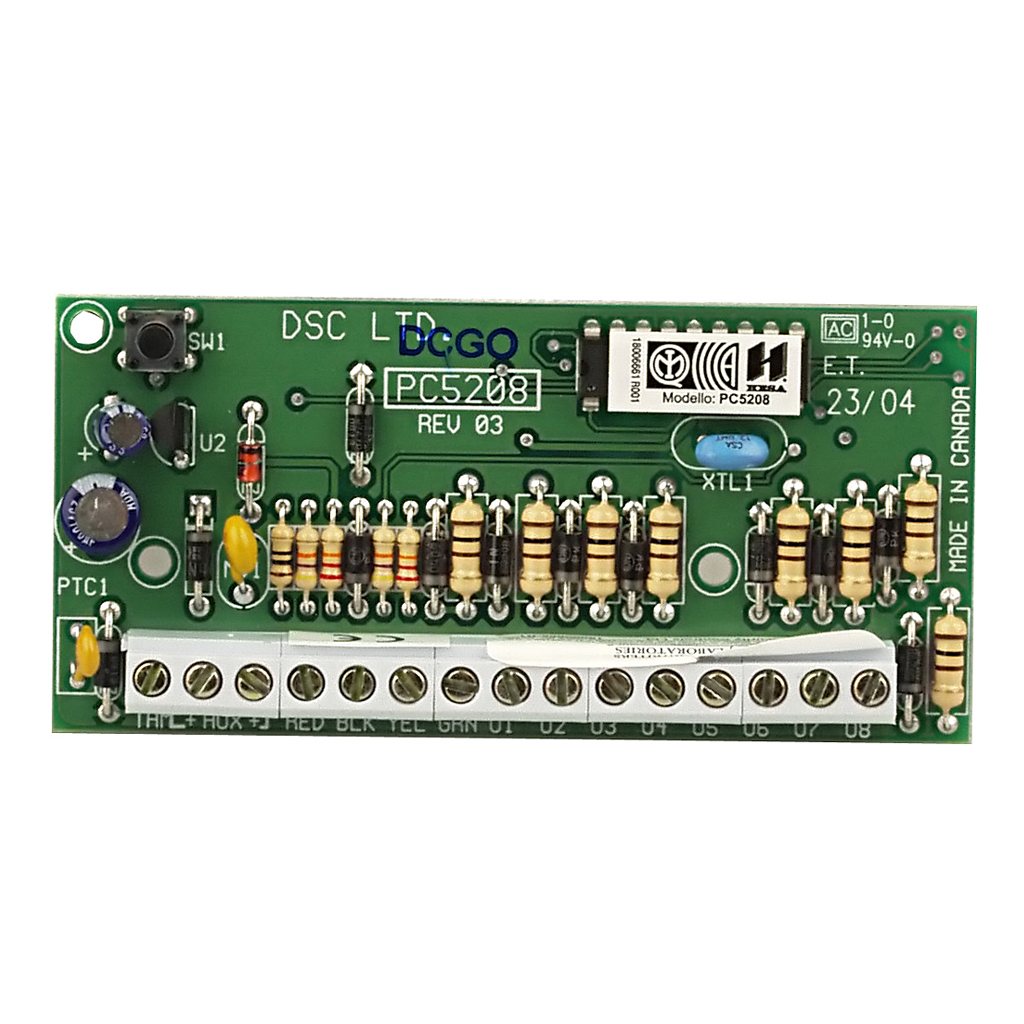 Módulo de Salidas Programables PGM de baja capacidad (50mA). Grado 2