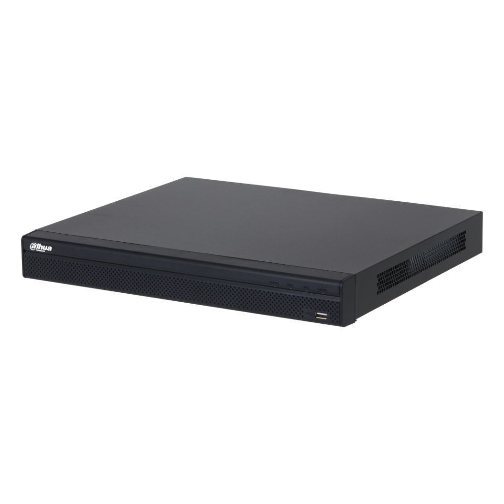 NVR 16ch 160Mbps H265 4K HDMI 16PoE 2HDD E/S