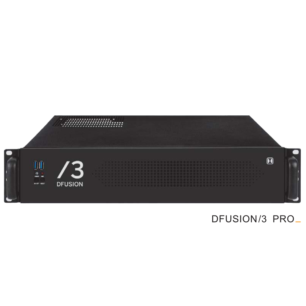 DFUSION /3 PRO · Servidor de análisis IP de 15 canales