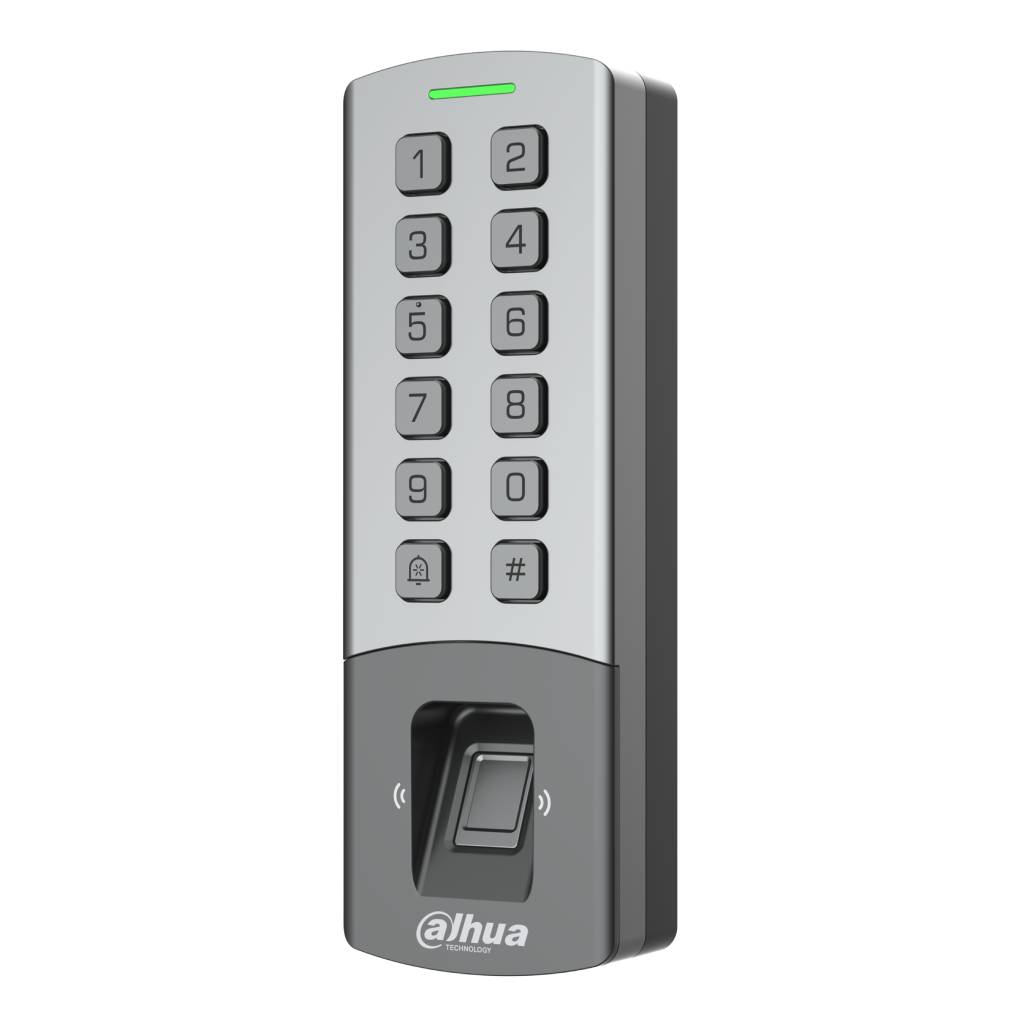 Lector Autónomo Huella+PIN+remoto+Tarjeta Mifare IP65 IK08 PoE