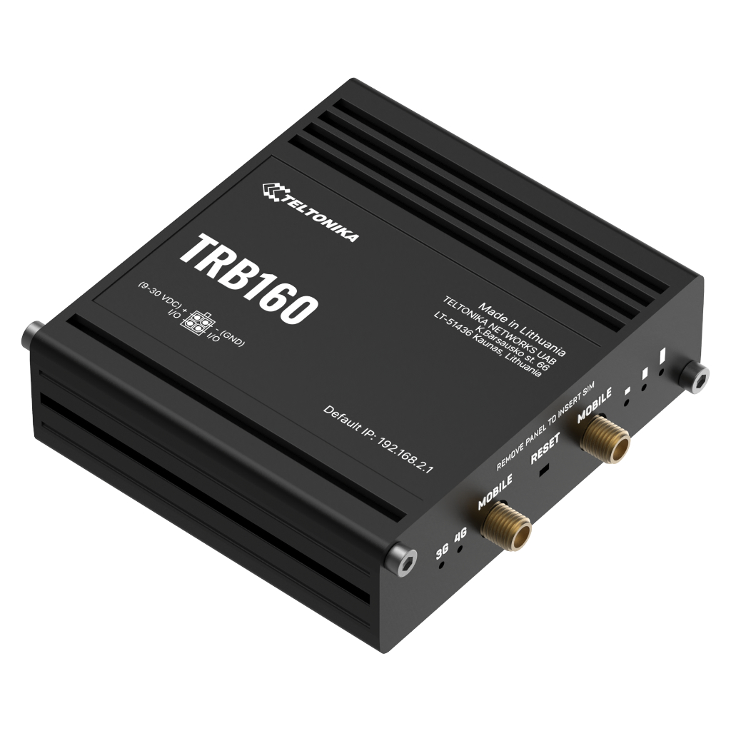 Gateway Teltonika Industrial 4G LTE 1xSIM 1xRJ45 Gigabit 1xDigital I/O USB