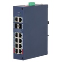 Switch Hardened PoE 8 puertos Gigabit + 2RJ45 Uplink Gigabit + 2SFP Gigabit 110W Gestionable en Cloud Layer2
