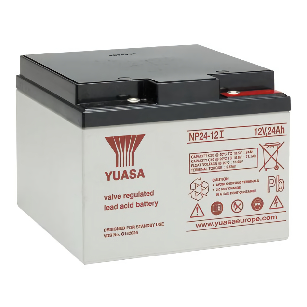 Batería de 12V. Capacidad 24Ah. Conexión mediante tornillo M6